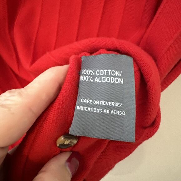 NC State Wolfpack The Alumni Collection Polo Shirt Adult Red Ribbed Size Men XL - Picture 5 of 10